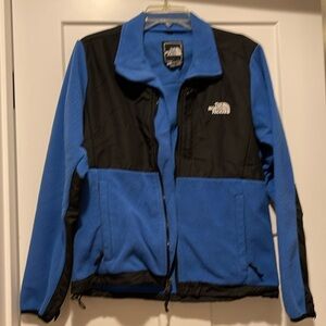 The North Face light blue and black jacket women’s medium